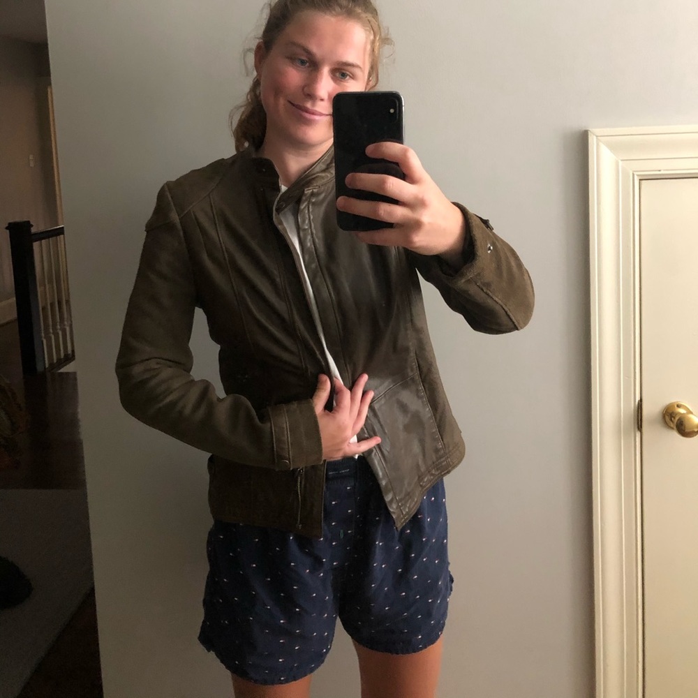 Leather jacket